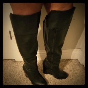 Torrid Over the Knee Wedge Boots